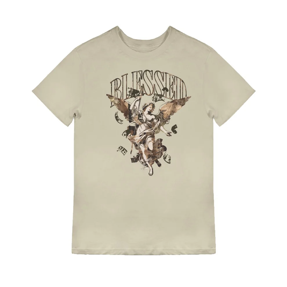 Camo Blessed Angel T Shirt g Camo Blessed Angel T Shirt g