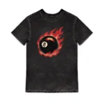 Flaming 8 Ball T Shirt