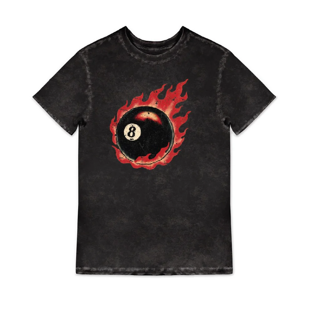 Flaming 8 Ball T Shirt Flaming 8 Ball T Shirt