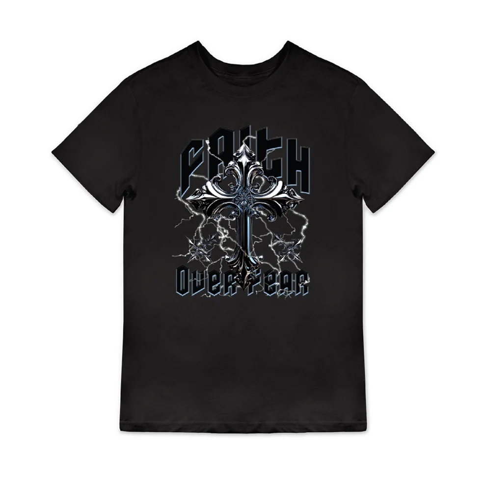 Lightning FOF Cross T Shirt f Lightning FOF Cross T Shirt f